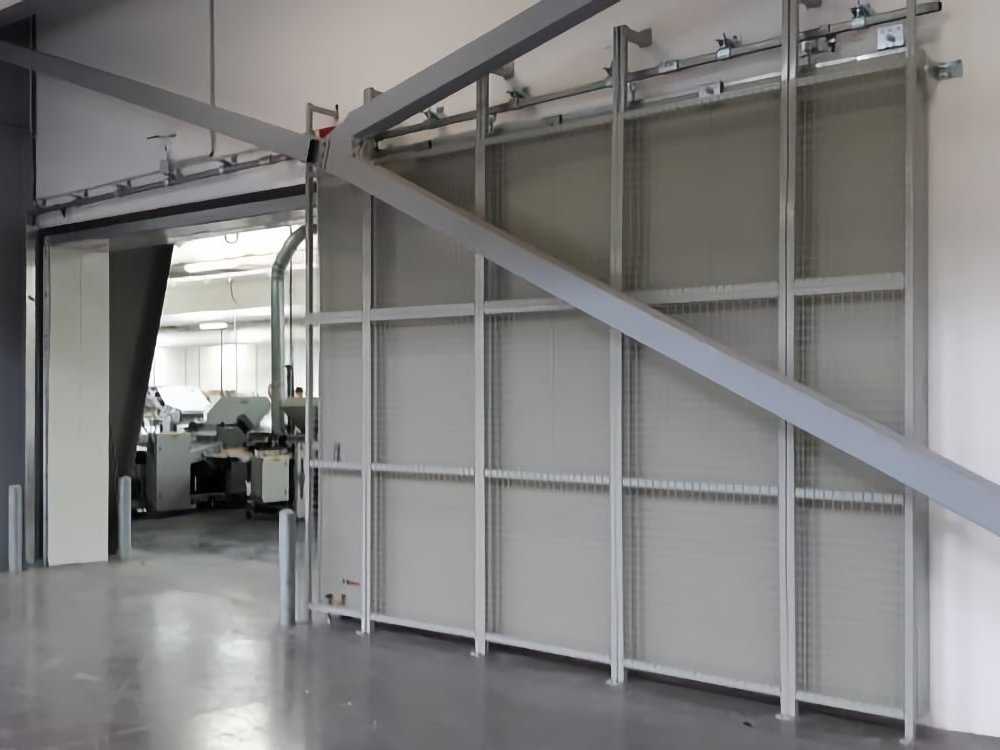 Porte coulissante coupe-feu